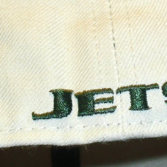 New York Jets Vintage 90s Twins Enterprise Fitted Hat sz. 7 1/8 New NFL - Picture 4 of 4